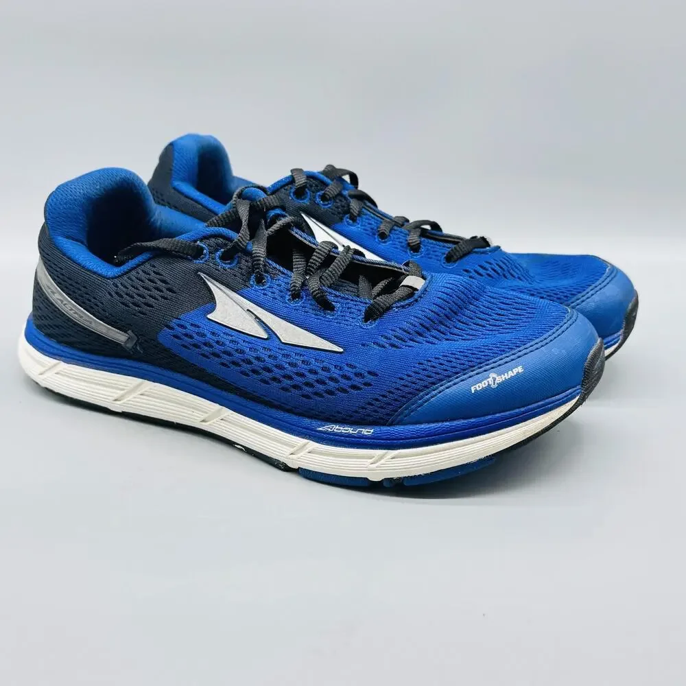 Altra Shoes Mens 9.5 Blue Zero Drop Instinct 4 Trail Running Athletic Sneakers